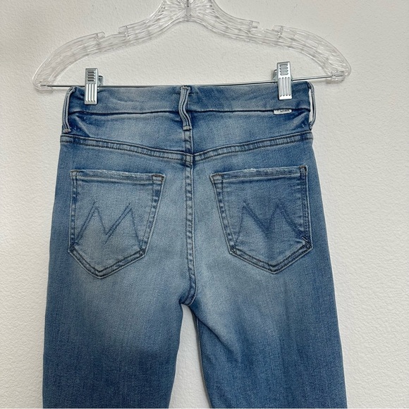 Mother high waisted looker ankle fray woman’s skinny jeans - Picture 6 of 10